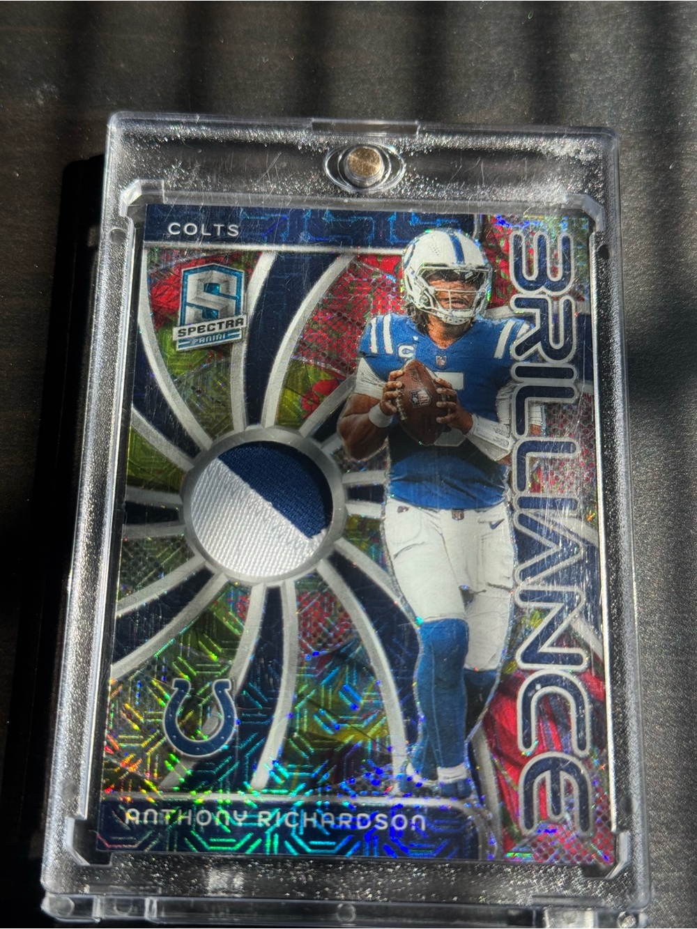 Anthony Richardson 2024 Panini Spectra Brilliance Patch /25 SP Colts
